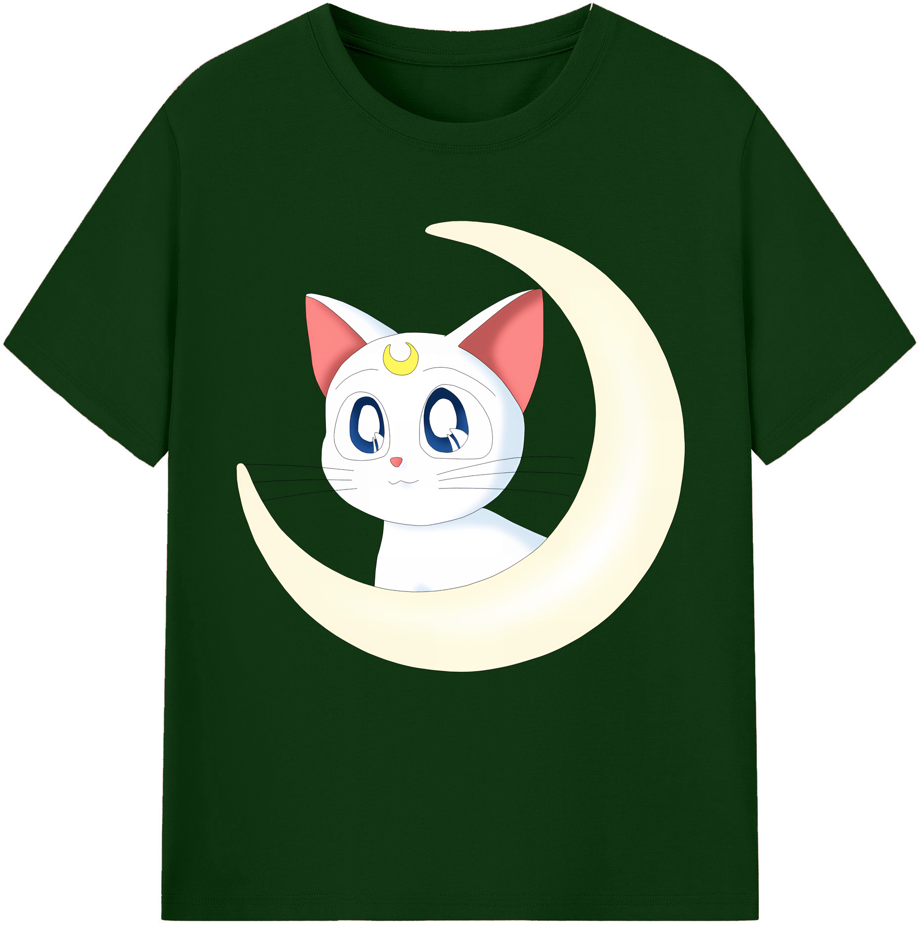 （画像用） 美少女戦士セーラームーン Sailor Moon 綿100％半袖Tシャツ（フロントプリント）